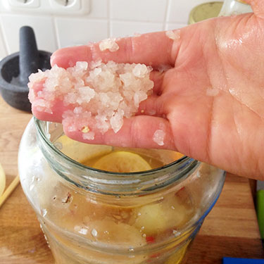 primary fermentation with water kefir grains