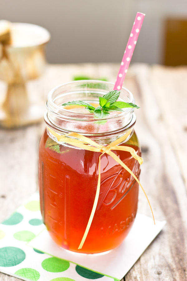 Mint Blueberry Pomegranate Water Kefir