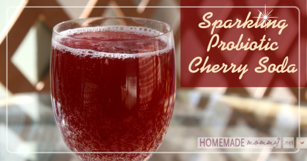 Sparkling Probiotic Cherry Soda