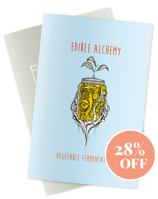 Edible Alchemy Zines Covers