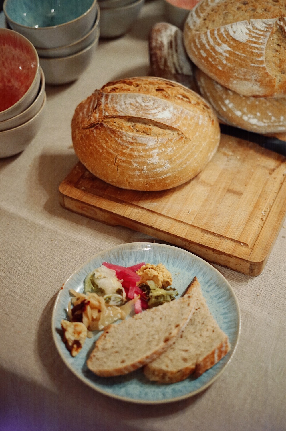 sourdough bread with ferments