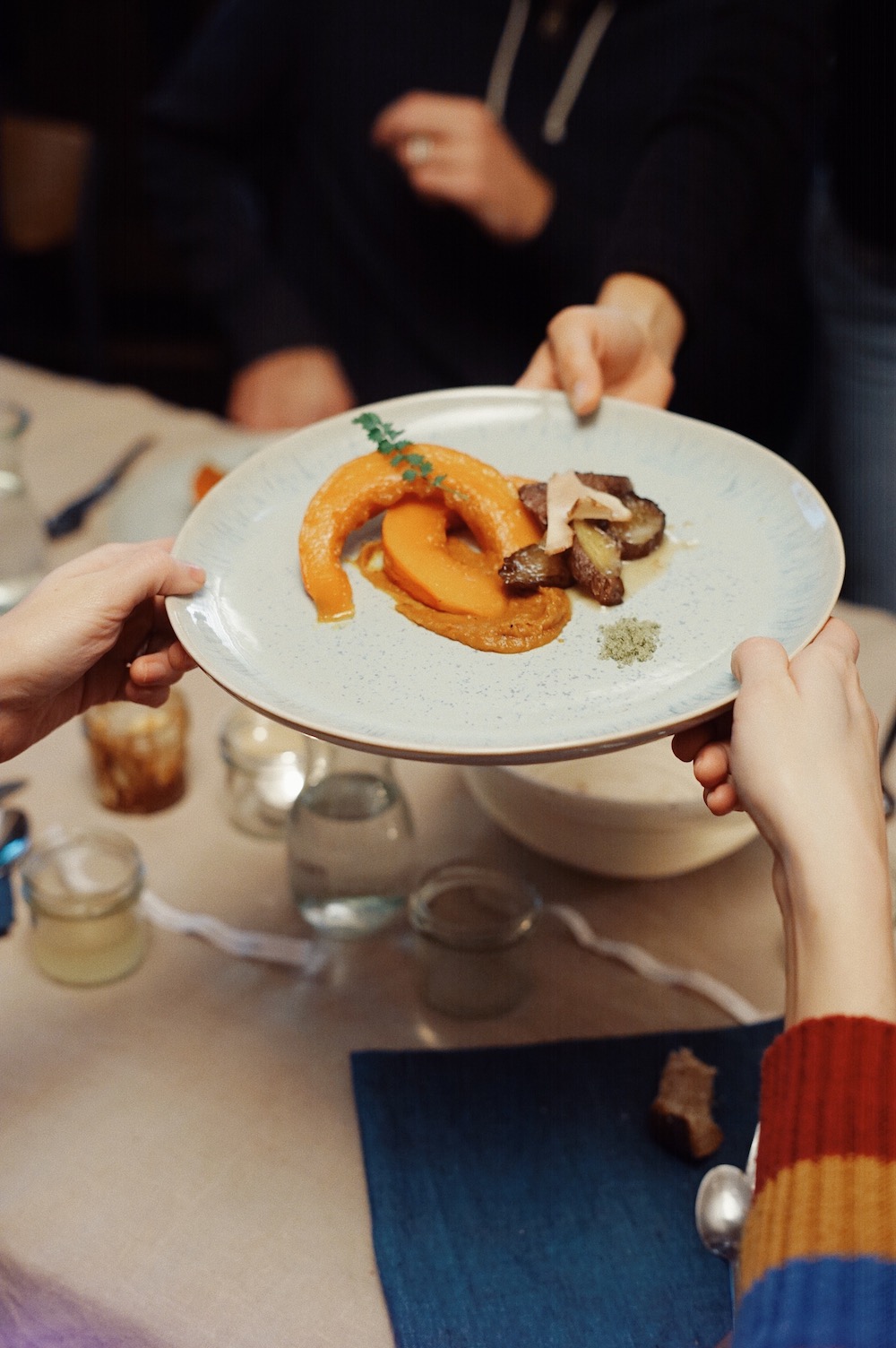 sustainble hedonism vegetables on plate